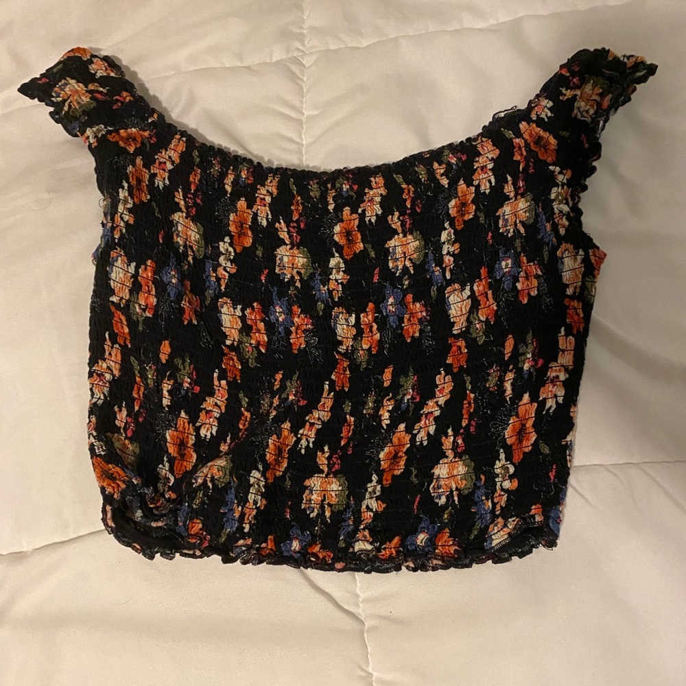 Off the shoulder crop top
